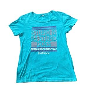 Bubba Gump Shrimp Company T Shirt "Stupid is as Stupid Does" Women’s Xl